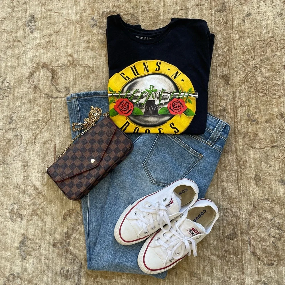 Guns N' Roses Black Graphic Short Sleeve Tee - Picture 9 of 9